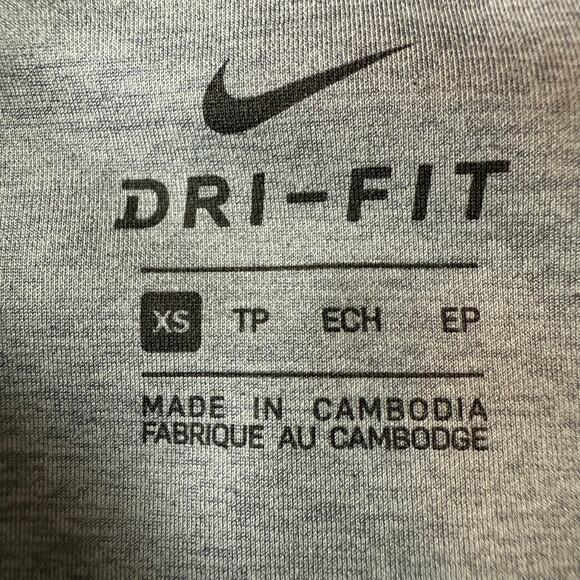 Nike Dri-FIT Grey Yoga Leggings Women’s XS Stretch High Waist Athletic Pants - Picture 5 of 9